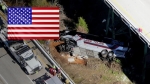 미 학생들 태운 버스, 50m 아래로 추락…20여 명 사상