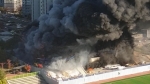 대전 체육관 공사장 화재 11명 부상…지하 라커룸서 발화