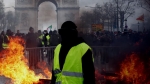 파리 중심가 방화·약탈…'노란조끼' 다시 폭력사태로 얼룩
