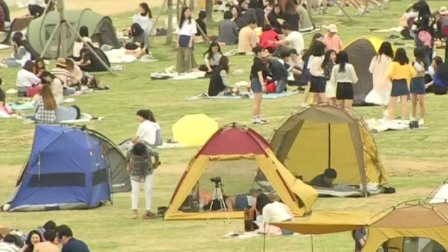 한강 '밀실 텐트' 금지…사방 닫으면 과태료 100만원