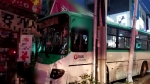 성남 금광시장사거리서 시내버스 인도 돌진…1명 부상