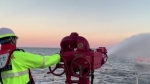전남 진도 해상서 39톤급 어선 화재…선원 12명 구조