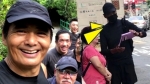 검은 마스크 쓴 주윤발, 홍콩 시위 현장에…"팬들과 사진도"