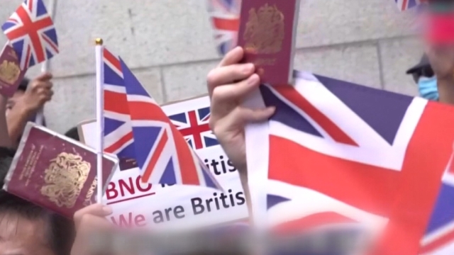 홍콩 전역에 영국 이민 … 중국의 “내정 간섭”반발
