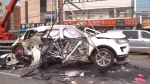 담뱃불 붙이다 '쾅'…부탄가스 싣고 가던 SUV 차량 폭발