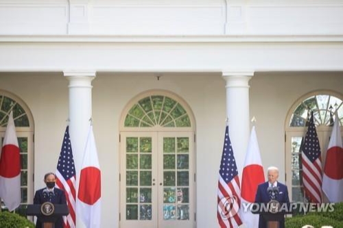 바이든 "일본과 북한·중국문제 협력…반도체 공급망 협력 증대"