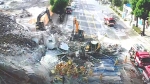 광주 공사장 5층 건물 붕괴…버스·승용차 덮쳐 2명 사망