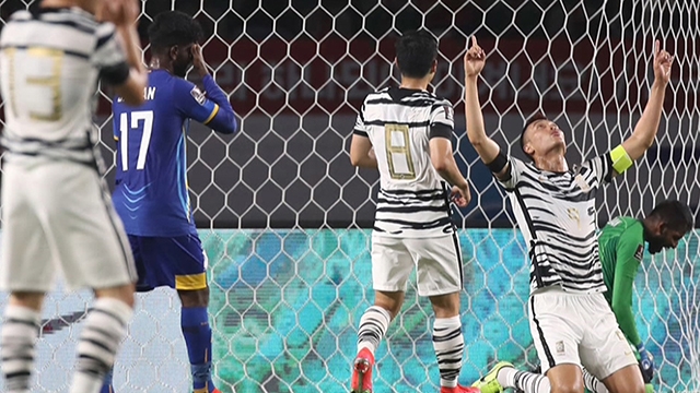 한국, 스리랑카 5-0 대파…사실상 최종예선 진출
