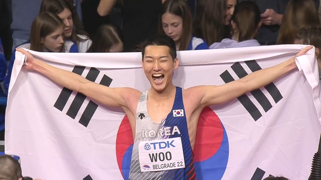 높이뛰기 우상혁, 한국인 최초 세계실내대회 우승…2m34｜오늘 아침&