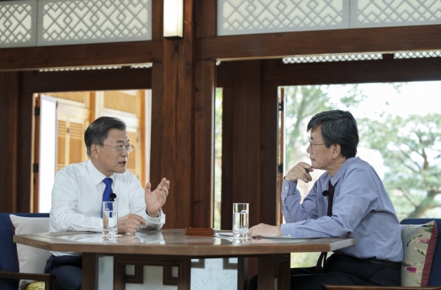 JTBC '대담- 문재인의 5년' 밀도 높은 문답으로 5년 정리