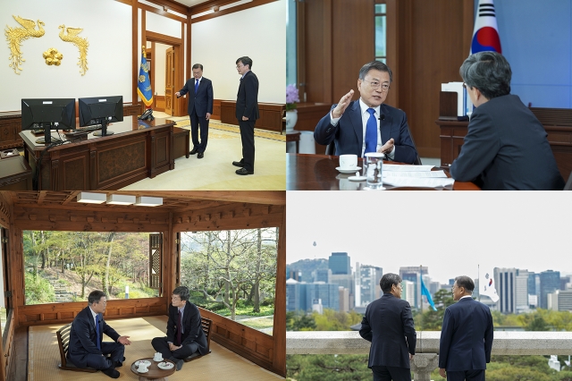 JTBC '대담- 문재인의 5년' 밀도 높은 문답으로 5년 정리