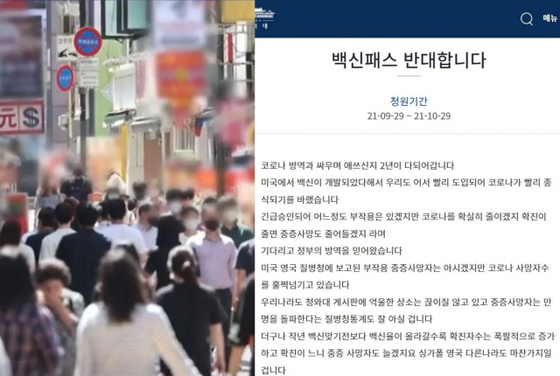 〈사진=JTBC 캡처, 청와대 국민청원 게시판 캡처〉