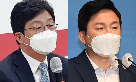 유승민 전 국민의힘 의원(왼쪽), 원희룡 전 제주도지사. 〈사진=연합뉴스〉