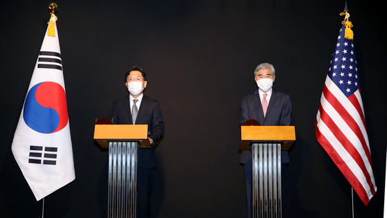 지난 24일 서울에서 열린 한미 북핵 수석 대표 협의. 〈사진=연합뉴스〉
