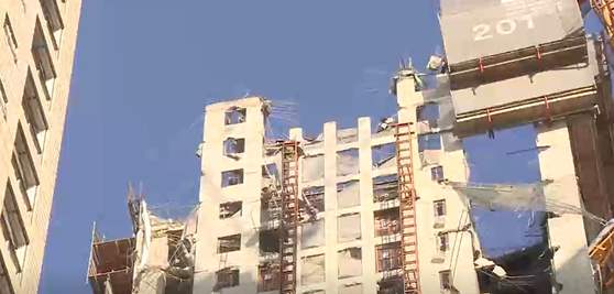 광주 화정동 아파트 공사현장, 지난 11일 붕괴 사고 발생