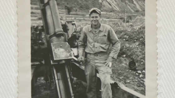 미국 해병대 소속으로 열여덟 살의 나이에 6.25 전쟁에 참전했던 짐 란츠. 〈사진=보훈처〉