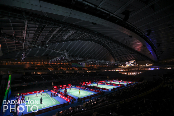 2022 배드민턴 세계선수권대회가 열리는 일본 도쿄 메트로폴리탄 경기장 (사진=BADMINTONPHOTO)